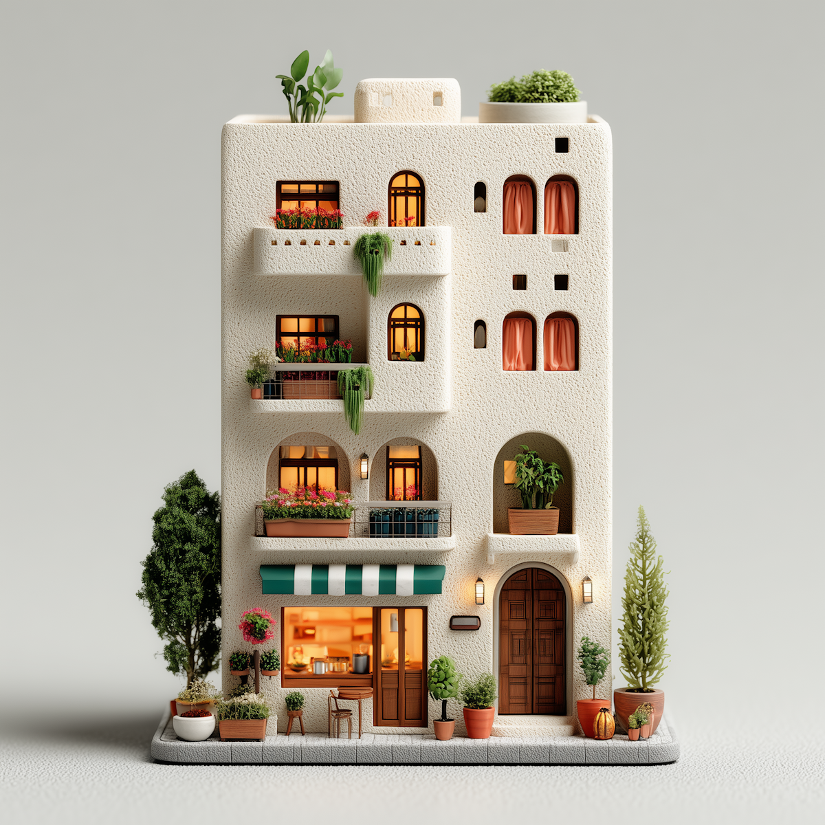 Step one preview showing a floor plan being uploaded.